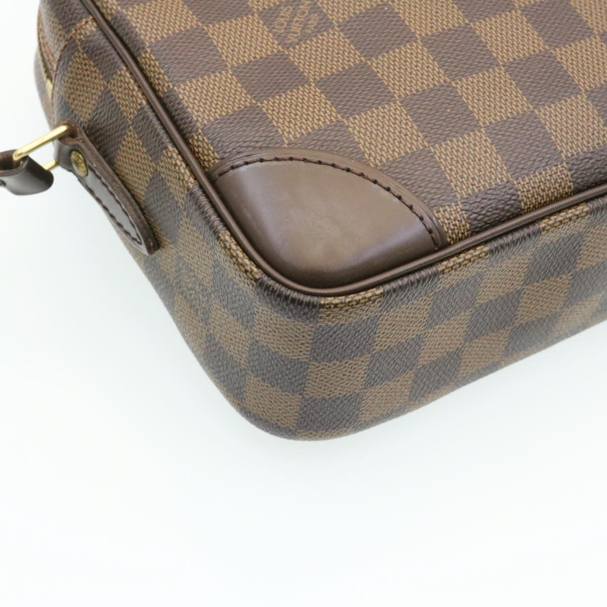 LOUIS VUITTON Damier Ebene Trocadero 27 Shoulder Bag N48085 LV Auth knn052A