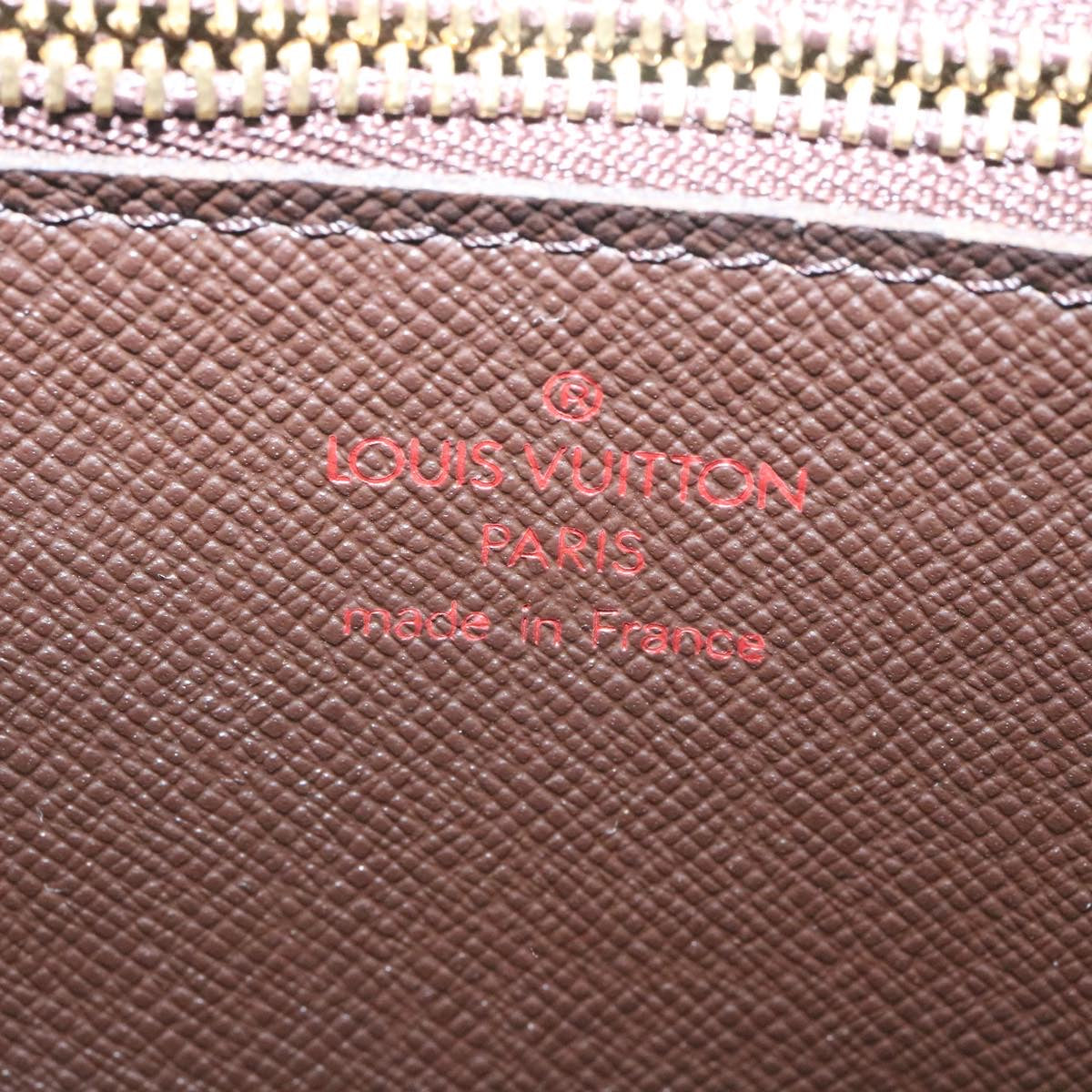 LOUIS VUITTON Damier Ebene Trocadero 27 Shoulder Bag N48085 LV Auth knn052A