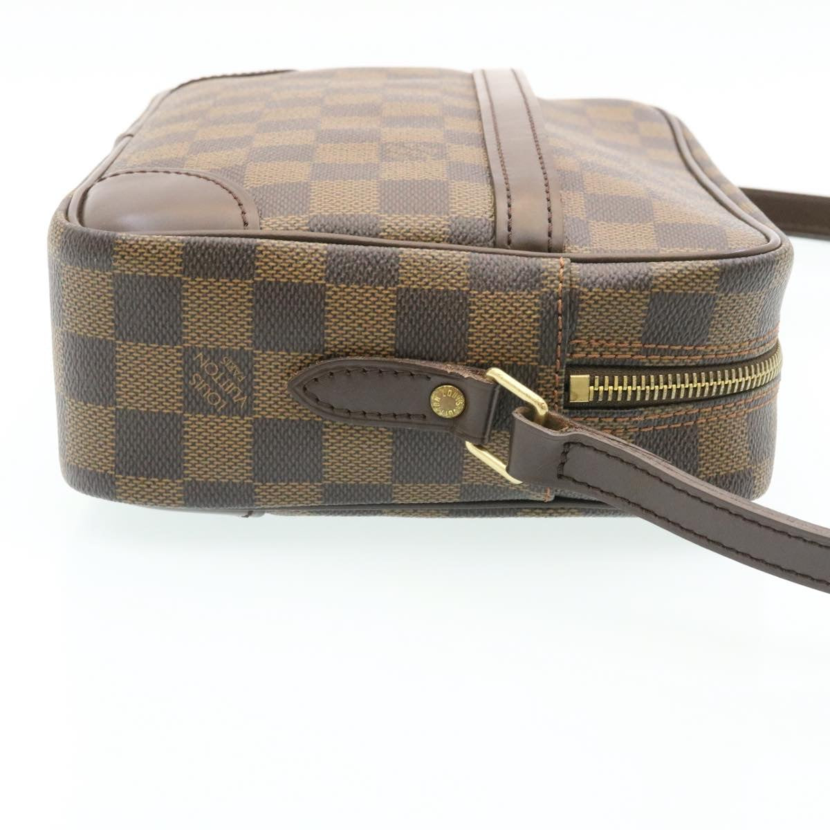 LOUIS VUITTON Damier Ebene Trocadero 27 Shoulder Bag N48085 LV Auth knn052A