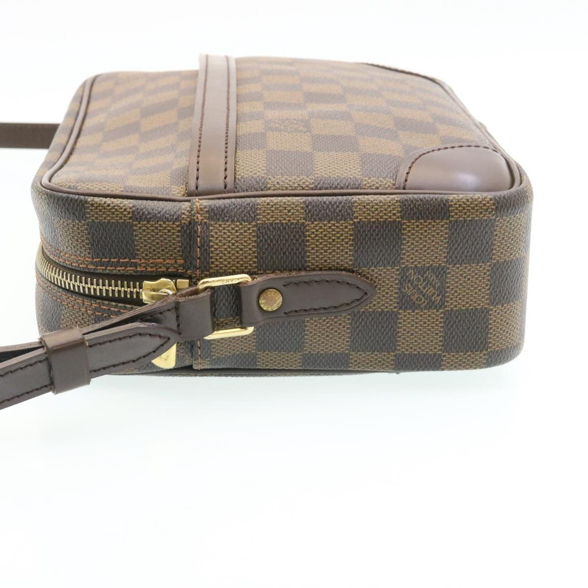 LOUIS VUITTON Damier Ebene Trocadero 27 Shoulder Bag N48085 LV Auth knn052A