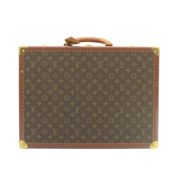 LOUIS VUITTON Monogram Cotteville 50 Trunk Vintage M21422 LV Auth knn056
