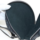 FENDI Zucca Ping Pong Set Racket Case PVC Black Silver 7AS070 Auth LN002M-16