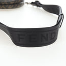 FENDI Zucca Ping Pong Set Racket Case PVC Brown Silver 7AS070 Auth LN003M-8
