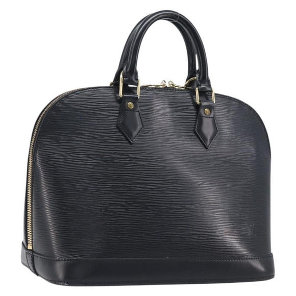 LOUIS VUITTON Epi Alma Hand Bag Noir black M52142 LV Auth LN004A