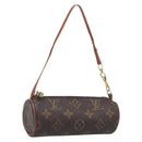 LOUIS VUITTON Monogram Papillon Pouch LV Auth LN007-1