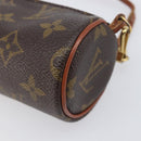 LOUIS VUITTON Monogram Papillon Pouch LV Auth LN007-12