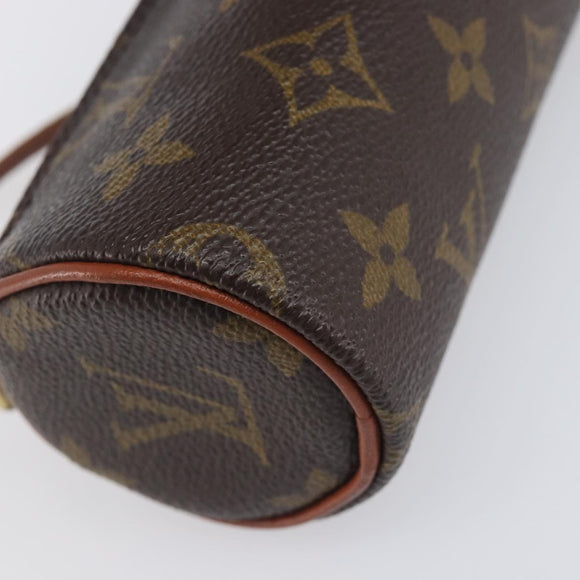 LOUIS VUITTON Monogram Papillon Pouch LV Auth LN007