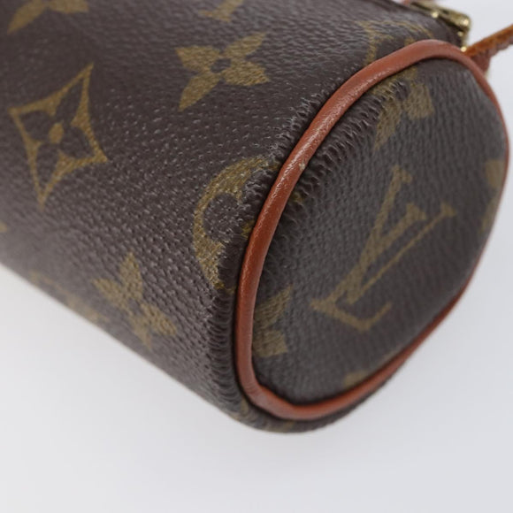 LOUIS VUITTON Monogram Papillon Pouch LV Auth LN007