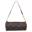 LOUIS VUITTON Monogram Papillon Pouch LV Auth LN007-2