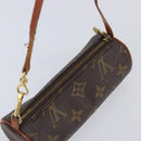 LOUIS VUITTON Monogram Papillon Pouch LV Auth LN007-6