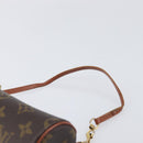 LOUIS VUITTON Monogram Papillon Pouch LV Auth LN007-8