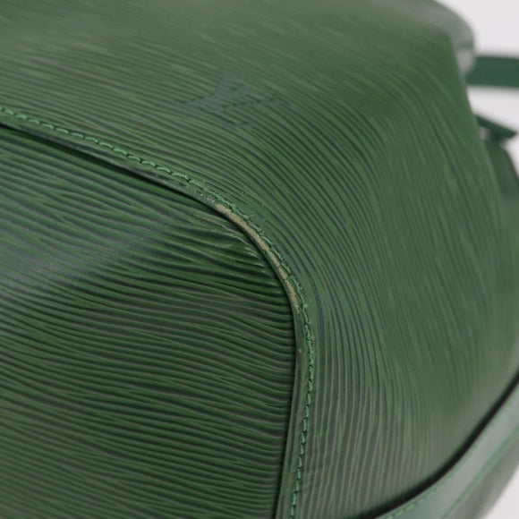 LOUIS VUITTON Epi Petit Noe Shoulder Bag Green M44104 LV Auth LN011V