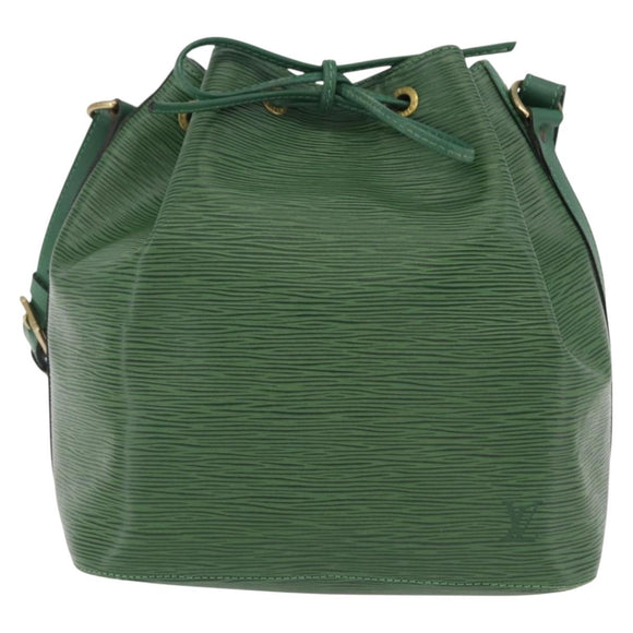 LOUIS VUITTON Epi Petit Noe Shoulder Bag Green M44104 LV Auth LN011V