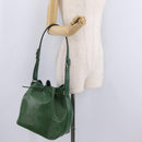 LOUIS VUITTON Epi Petit Noe Shoulder Bag Green M44104 LV Auth LN011V-23