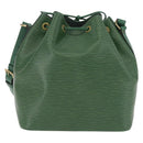 LOUIS VUITTON Epi Petit Noe Shoulder Bag Green M44104 LV Auth LN011V-2