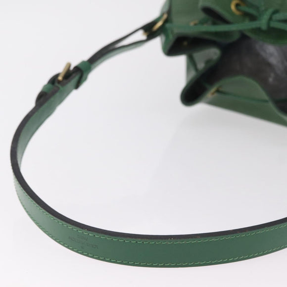LOUIS VUITTON Epi Petit Noe Shoulder Bag Green M44104 LV Auth LN011V