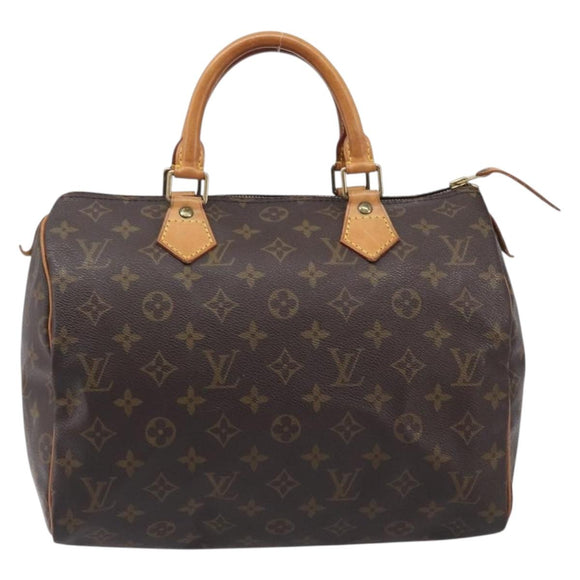 LOUIS VUITTON Monogram Speedy 30 Hand Bag M41526 LV Auth LN012V
