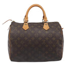 LOUIS VUITTON Monogram Speedy 30 Hand Bag M41526 LV Auth LN012V-2