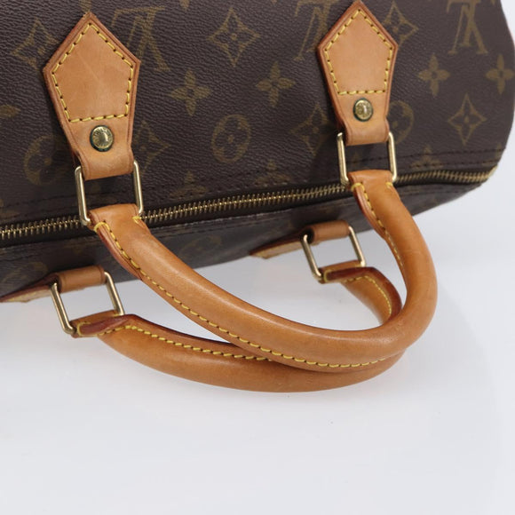 LOUIS VUITTON Monogram Speedy 30 Hand Bag M41526 LV Auth LN012V