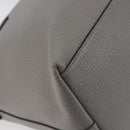 GUCCI Hand Bag Leather Outlet Gray Gold Tone 449651 Auth LN014-13
