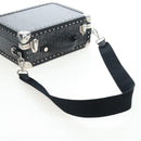 FENDI Zucca Canvas Small Rigid Case Trunk Leather Black 7VV134 Auth LN015SAM-8