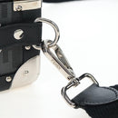 FENDI Zucca Canvas Small Rigid Case Trunk Leather Black 7VV134 Auth LN015SAM-18