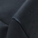 HERMES Herbag Cabas Hand Bag Canvas Black Silver Auth LN016V-11