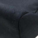HERMES Herbag Cabas Hand Bag Canvas Black Silver Auth LN016V-12