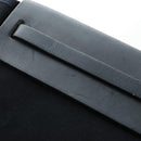 HERMES Herbag Cabas Hand Bag Canvas Black Silver Auth LN016V-16