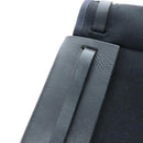 HERMES Herbag Cabas Hand Bag Canvas Black Silver Auth LN016V-21