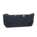 HERMES Herbag Cabas Hand Bag Canvas Black Silver Auth LN016V-34