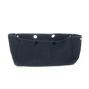 HERMES Herbag Cabas Hand Bag Canvas Black Silver Auth LN016V-35