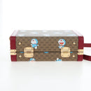 GUCCI Micro GG Doraemon Hand Bag PVC 2way Beige Gold Tone 633587 Auth LN019SAM-5