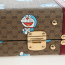 GUCCI Micro GG Doraemon Hand Bag PVC 2way Beige Gold Tone 633587 Auth LN019SAM-17