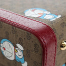GUCCI Micro GG Doraemon Hand Bag PVC 2way Beige Gold Tone 633587 Auth LN019SAM-19
