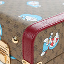 GUCCI Micro GG Doraemon Hand Bag PVC 2way Beige Gold Tone 633587 Auth LN019SAM-20