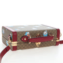 GUCCI Micro GG Doraemon Hand Bag PVC 2way Beige Gold Tone 633587 Auth LN019SAM-7