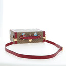 GUCCI Micro GG Doraemon Hand Bag PVC 2way Beige Gold Tone 633587 Auth LN019SAM-6