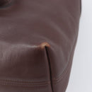 Coach Backpack Leather Brown Gold Tone Auth LN022-15