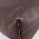 Coach Backpack Leather Brown Gold Tone Auth LN022-16