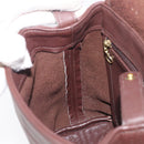 Coach Backpack Leather Brown Gold Tone Auth LN022-23