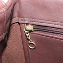 Coach Backpack Leather Brown Gold Tone Auth LN022-24