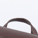 Coach Backpack Leather Brown Gold Tone Auth LN022-8