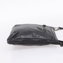 Balenciaga Classic Flat Shoulder Bag Leather Black 310250 Auth LN024V-4