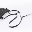 Balenciaga Classic Flat Shoulder Bag Leather Black 310250 Auth LN024V-7