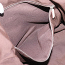 GUCCI GG Canvas Abbey Shoulder Bag Beige Gold Tone 153025 Auth LN025-21