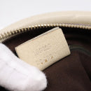 GUCCI GG Canvas Abbey Shoulder Bag Beige Gold Tone 153025 Auth LN025-12