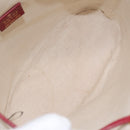 GUCCI Micro GG Doraemon Shoulder Bag PVC Beige Gold Tone 655597 Auth LN026M-10