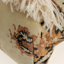 LOEWE Flamenco Shoulder Bag Suede Beige Gold Tone Auth LN031V-17
