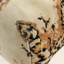 LOEWE Flamenco Shoulder Bag Suede Beige Gold Tone Auth LN031V-19